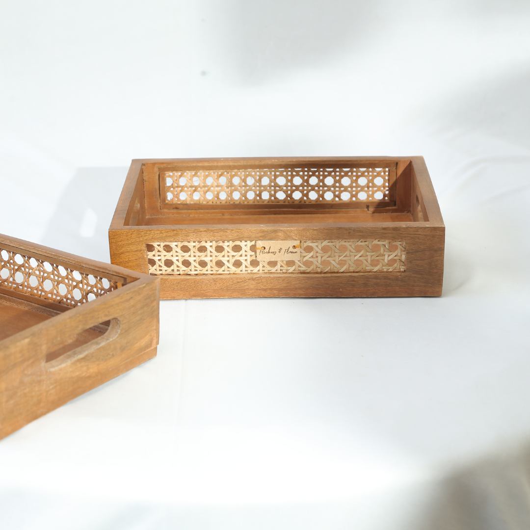 ARANYA RATTAN TRAY