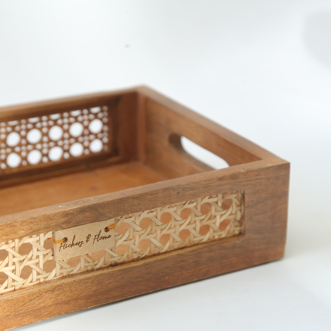 ARANYA RATTAN TRAY