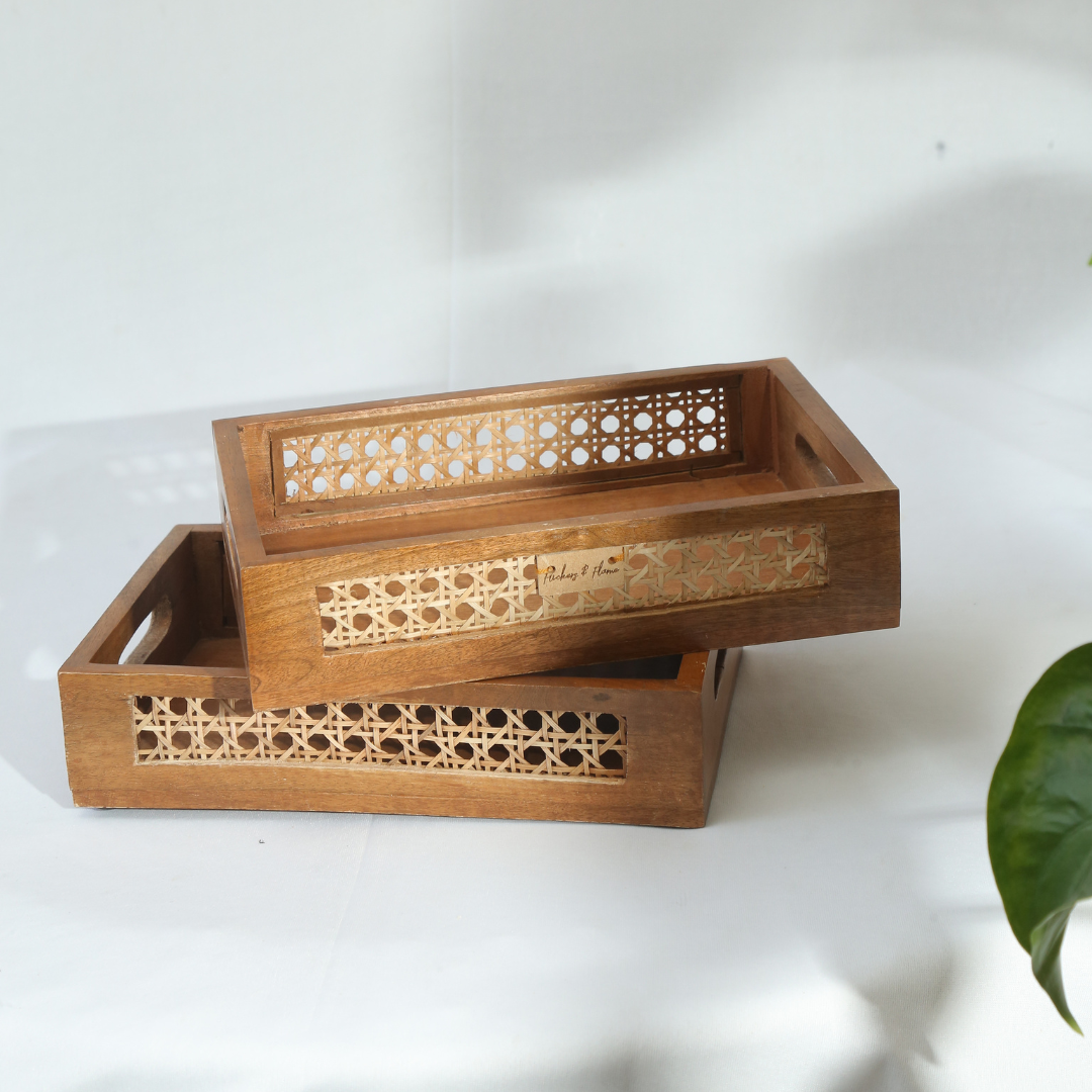 ARANYA RATTAN TRAY