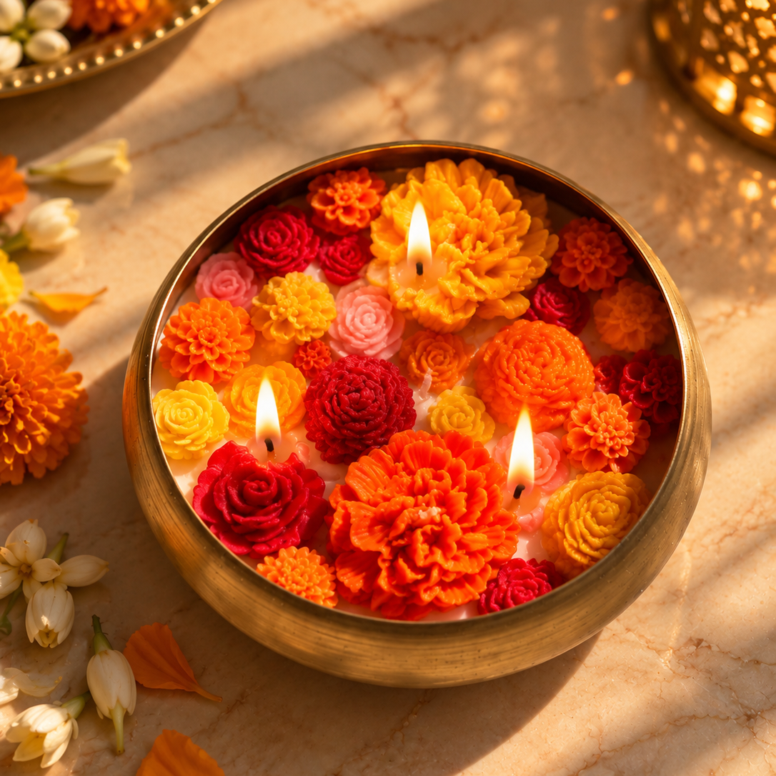 GULMOHAR URLI CANDLE