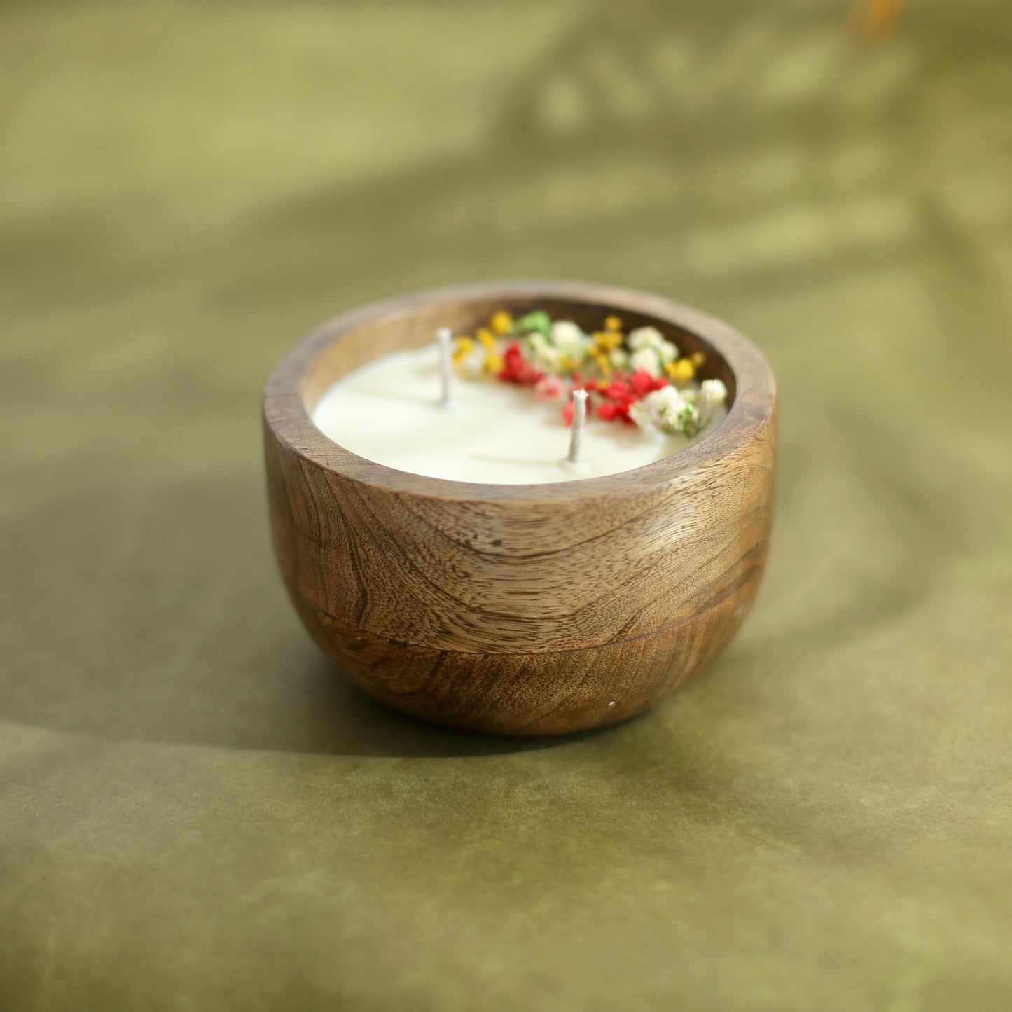BLOSSOM WOODEN CANDLE