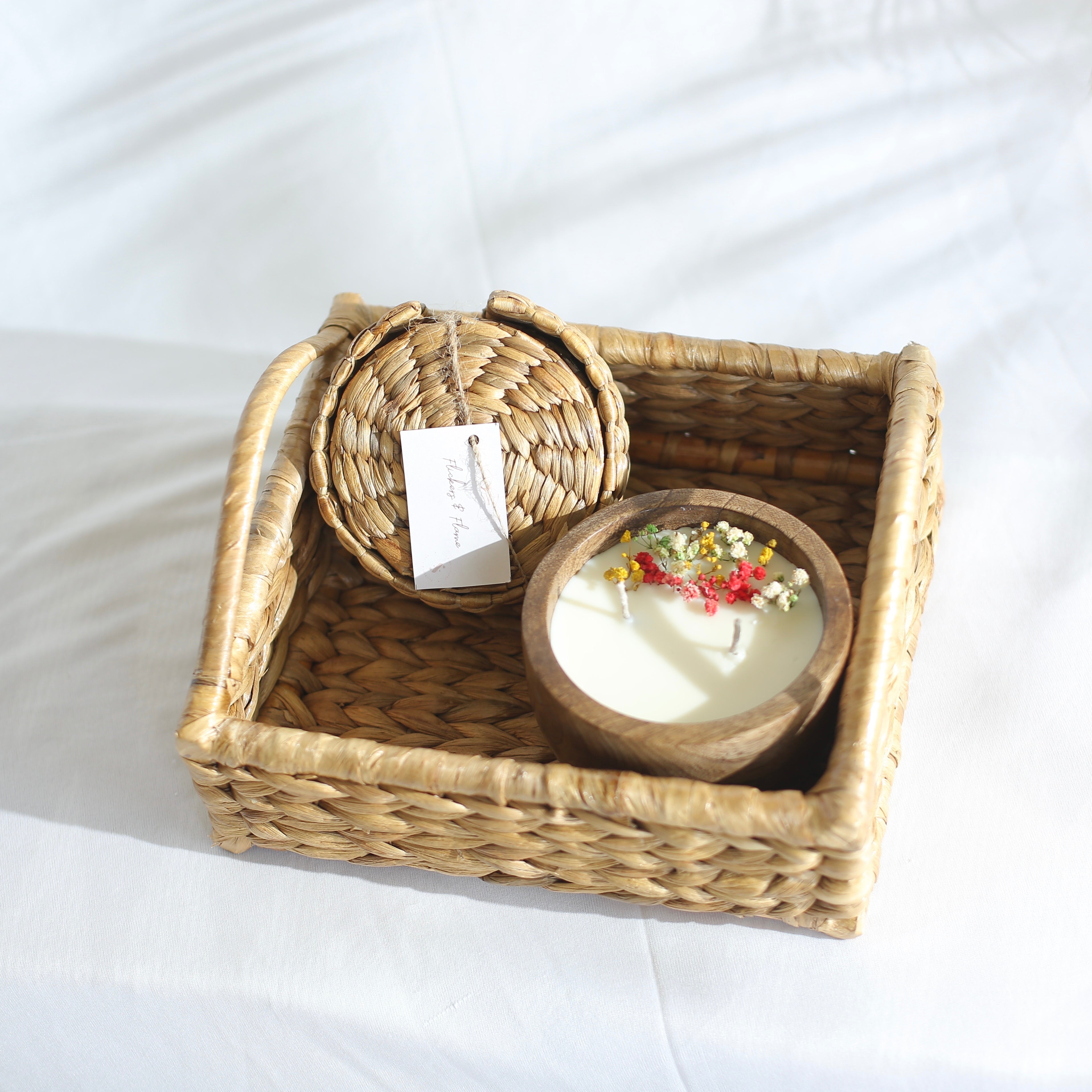 BLOSSOM WOODEN CANDLE