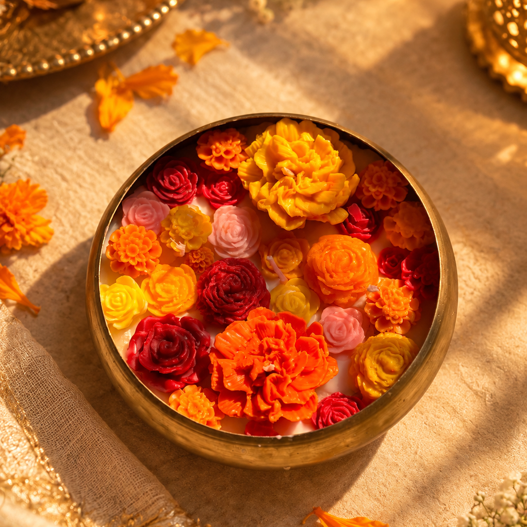 GULMOHAR URLI CANDLE