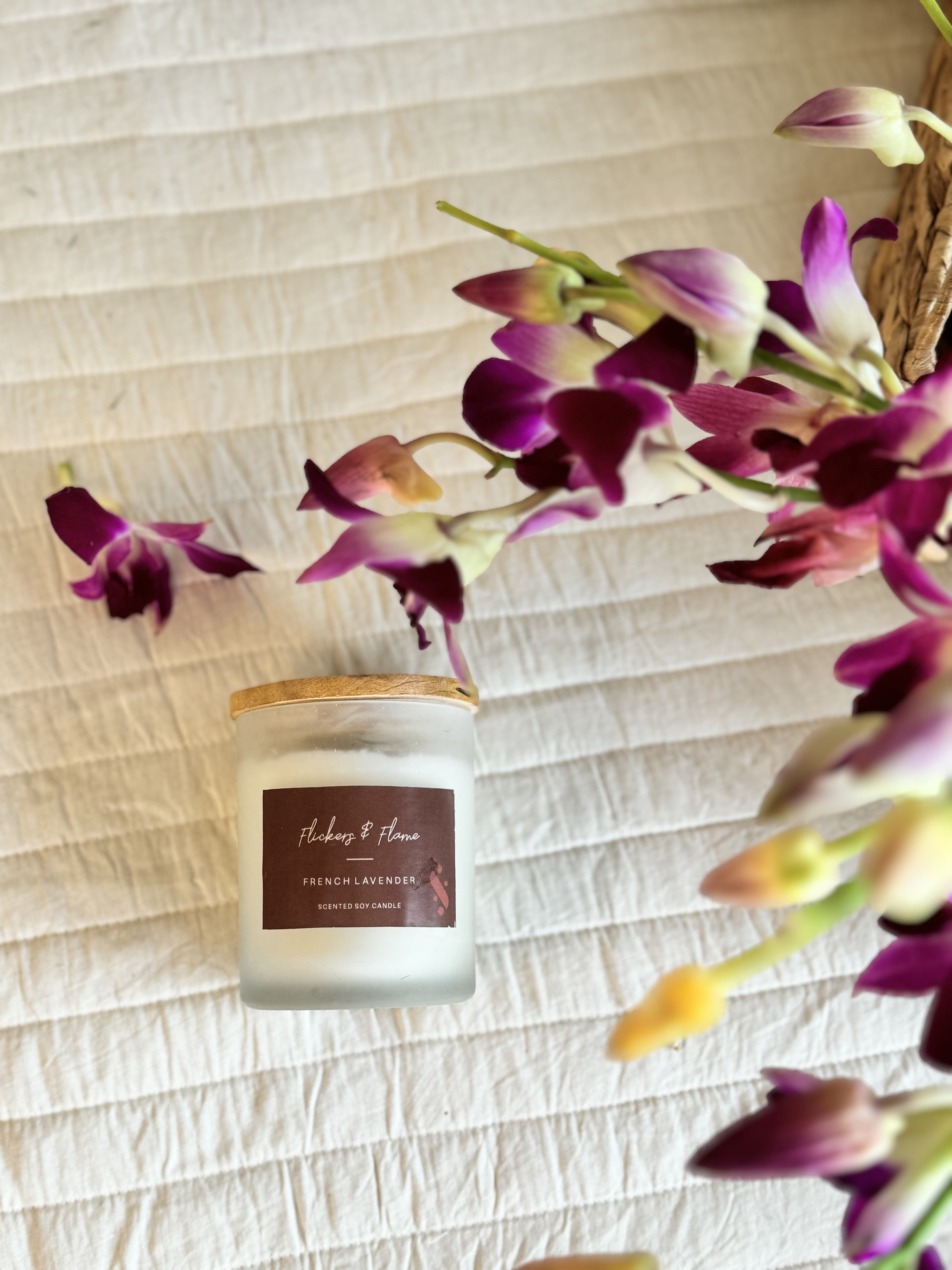 SOULFUL FROSTED GLASS CANDLE