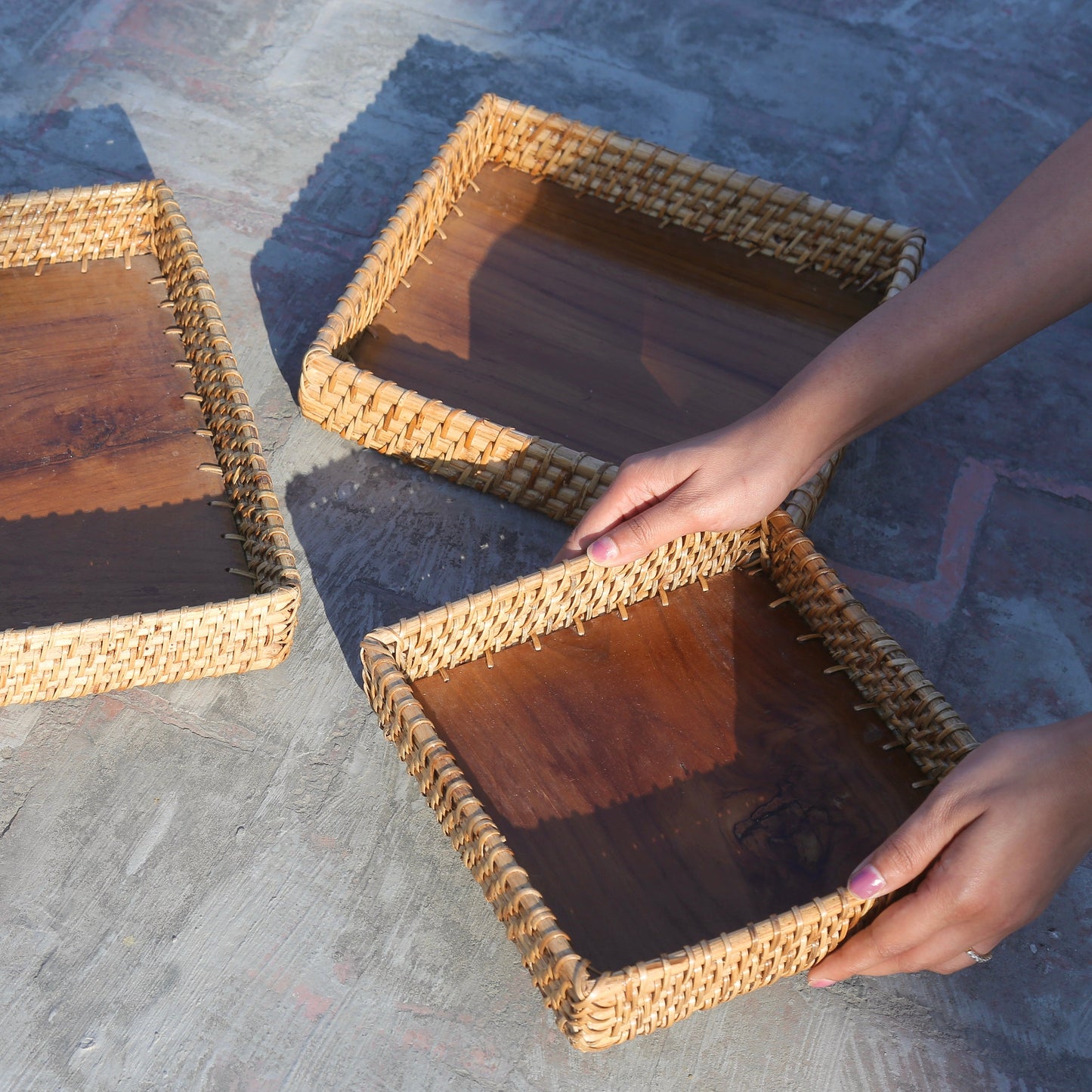 CANE TRAY