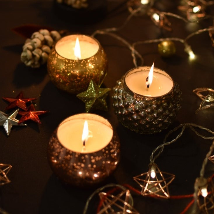 SILVER ANTIQUE CANDLE