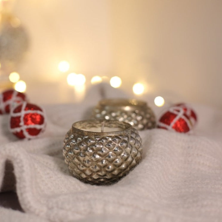 SILVER ANTIQUE CANDLE