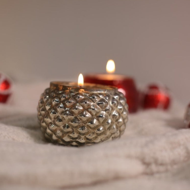 SILVER ANTIQUE CANDLE