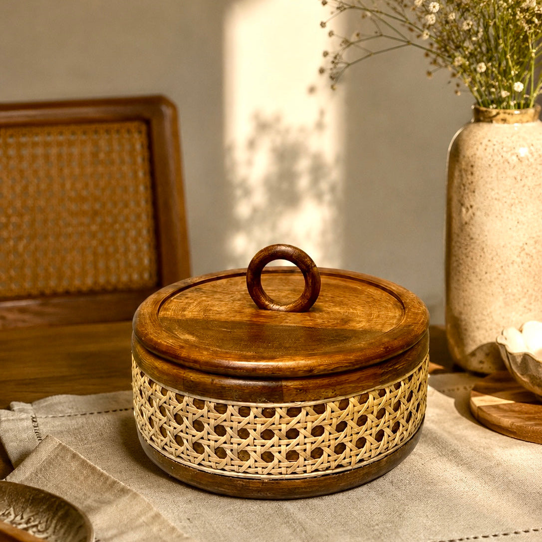 RATTAN ROTI BOX