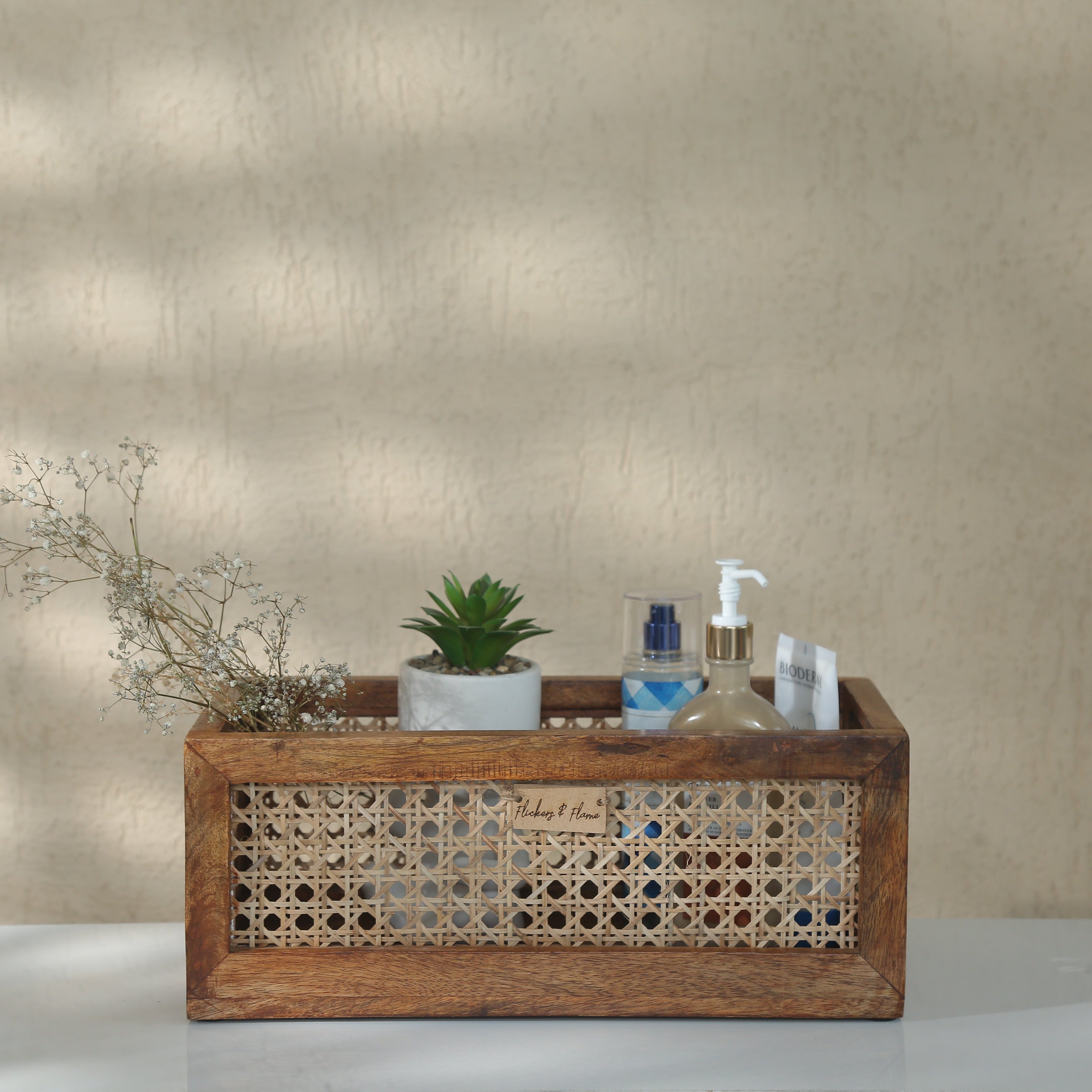 RATTAN ORGANISER