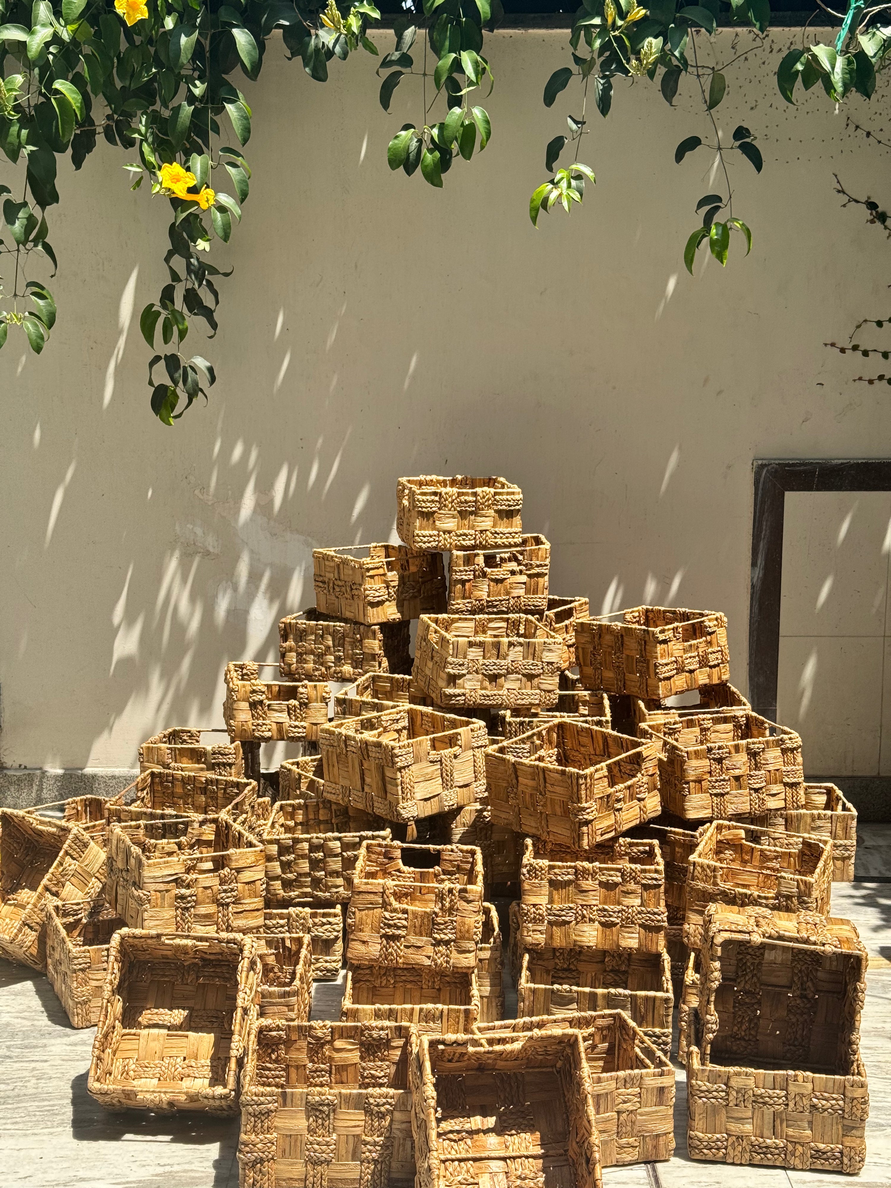 Handcrafted baskets