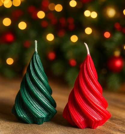 TWILIGHT CHRISTMAS TREE CANDLE SET