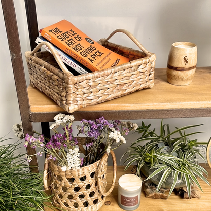 WATER HYACINTH SQUARE TRAY