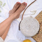 IVORY CANE SLING BAG