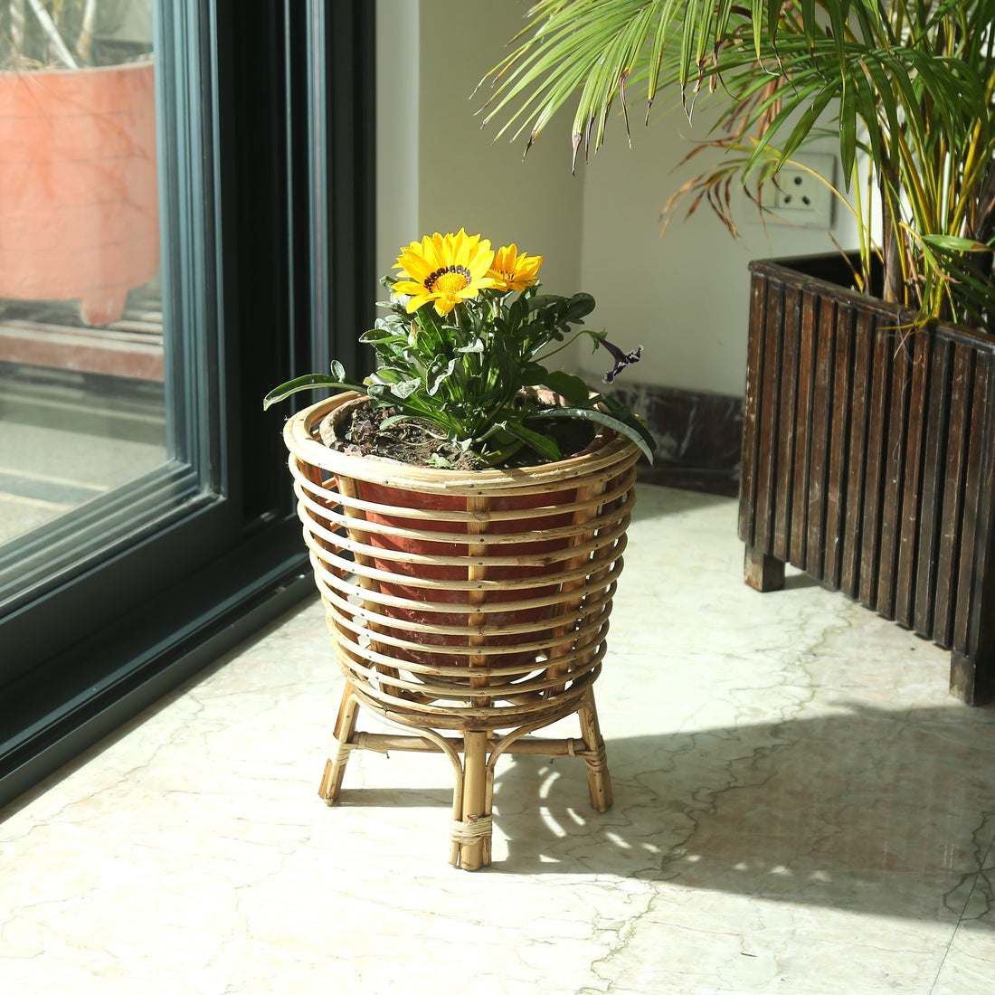 SPIRAL CANE BASKET