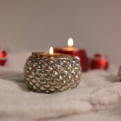 SILVER ANTIQUE CANDLE